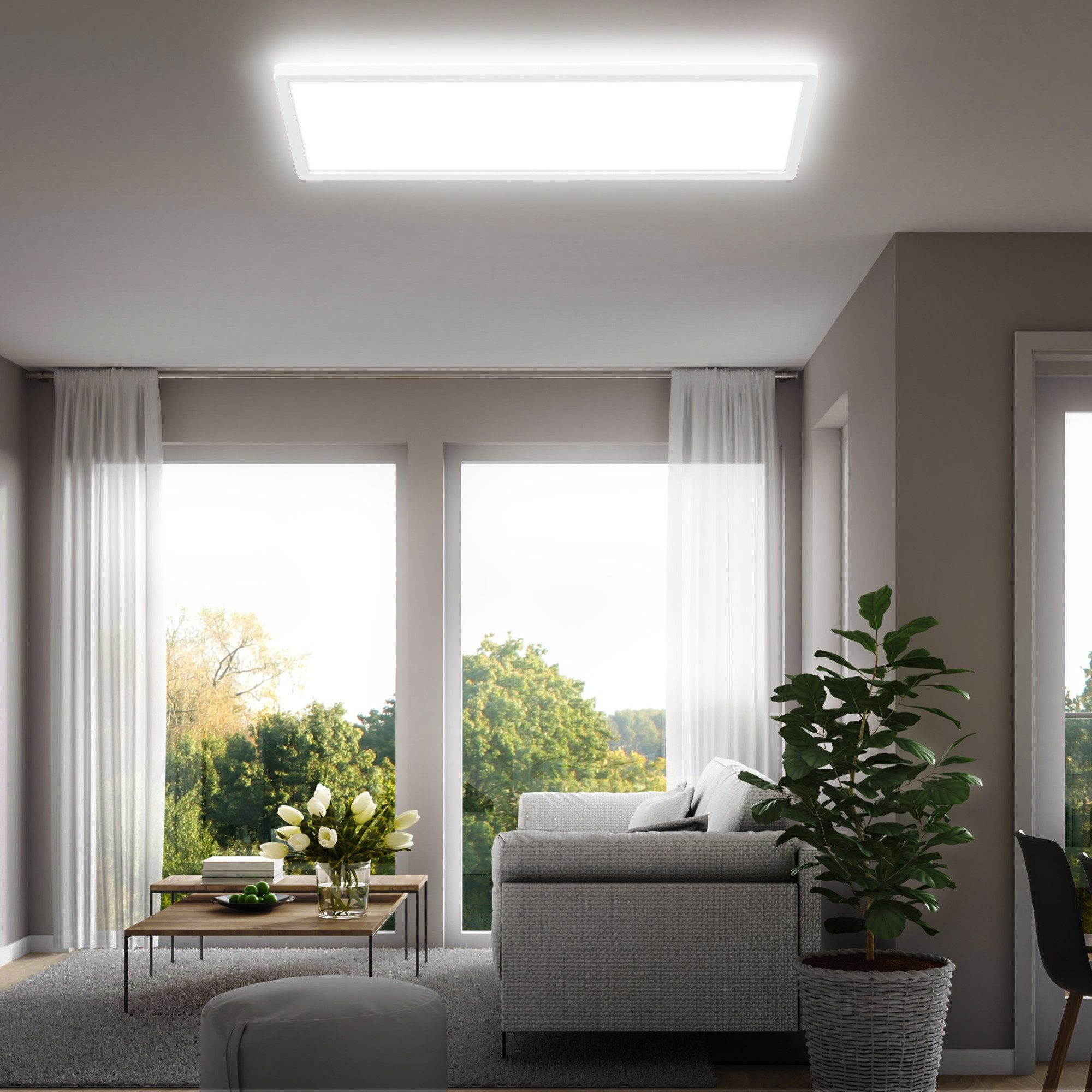 B.K.Licht LED Deckenleuchte LED Panel ultraflach günstig online kaufen