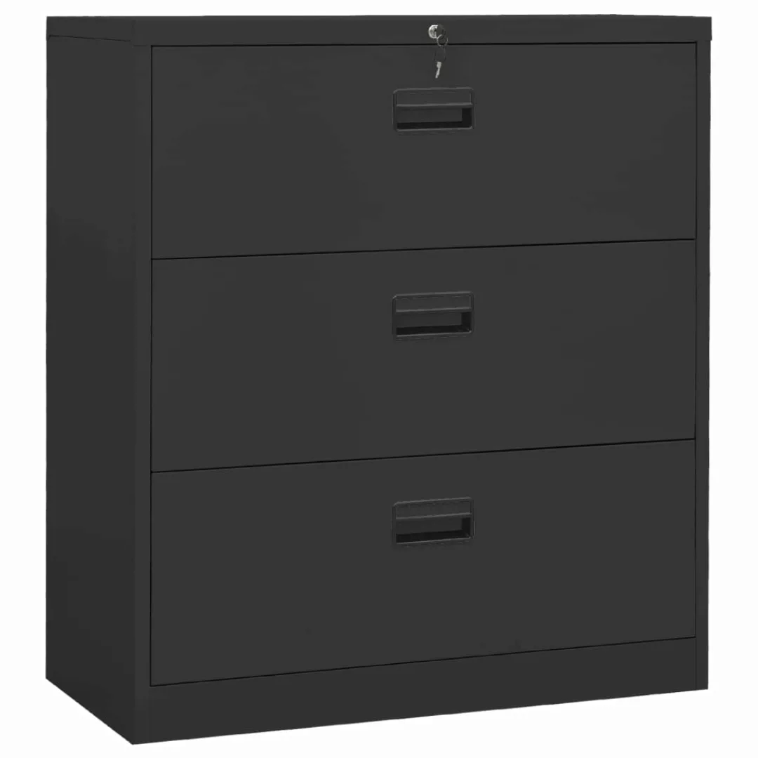 Aktenschrank Anthrazit 90x46x103 Cm Stahl günstig online kaufen