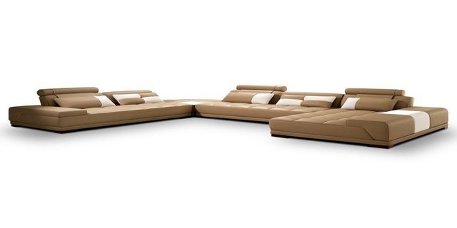 Xlmoebel Ecksofa Neues Ecksofa in XXL-Größe mit USB-Anschluss und Polsterun günstig online kaufen