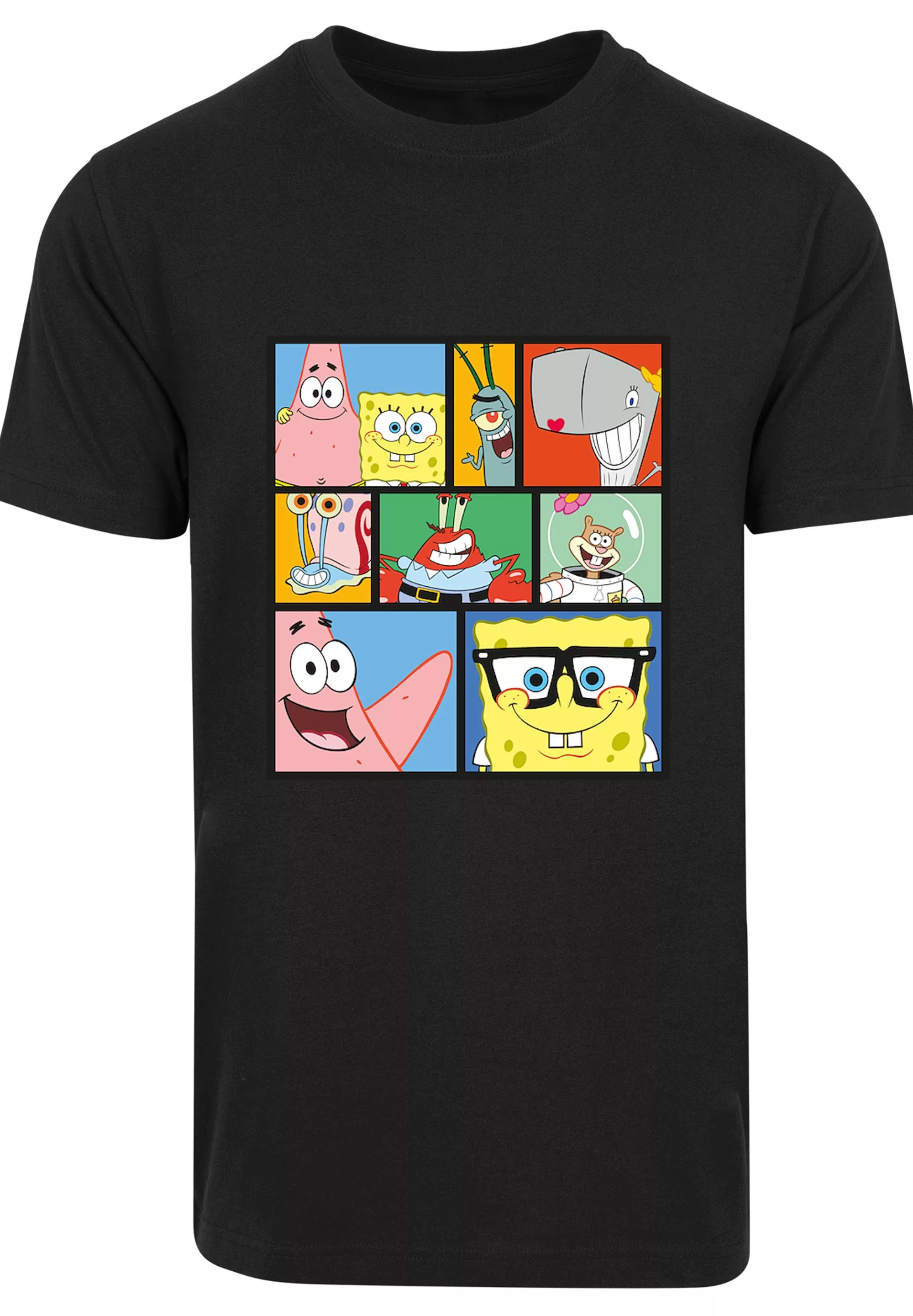 F4NT4STIC T-Shirt "Spongebob Schwammkopf Collage", Herren,Premium Merch,Reg günstig online kaufen