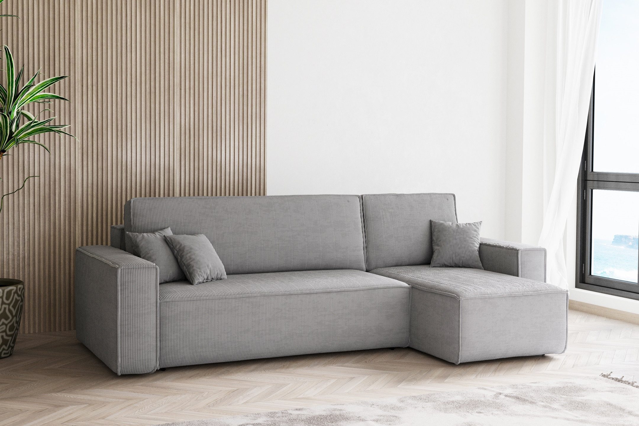 Labett Ecksofa mit Schlaffunktion & Bettkasten günstig online kaufen