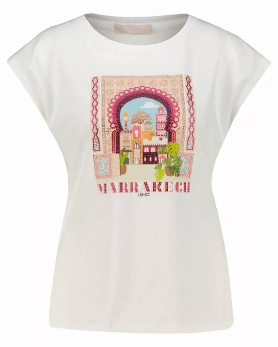 Liu Jo T-Shirt Damen T-Shirt mit Strass (1-tlg) günstig online kaufen