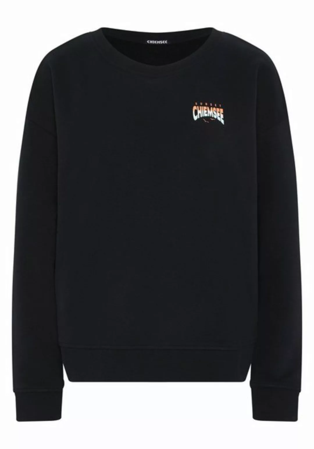 Chiemsee Sweatshirt Sweater mit Logo- und Sunset-Motiv 1 günstig online kaufen