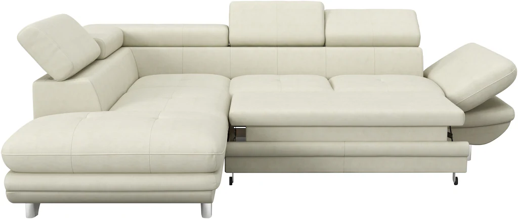 COTTA Ecksofa "Enterprise L-Form", mit Arm- & Kopfteilverstellung, wahlweis günstig online kaufen