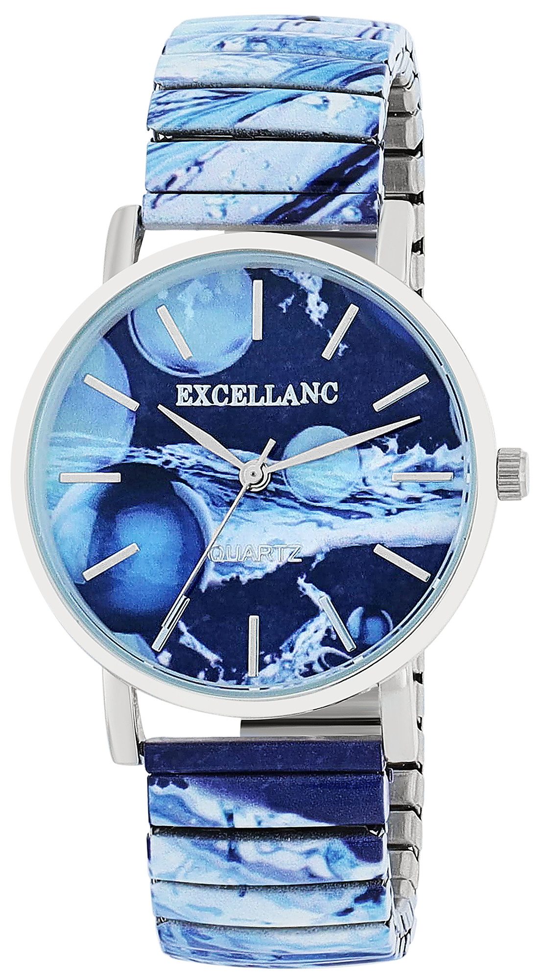 Excellanc Quarzuhr 1700060 Edelstahlzugband, D 36 günstig online kaufen