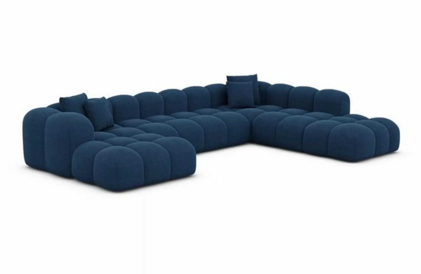 Sofa Dreams Wohnlandschaft Polster Stoffsofa Modern Ottomane Couch Samtstof günstig online kaufen