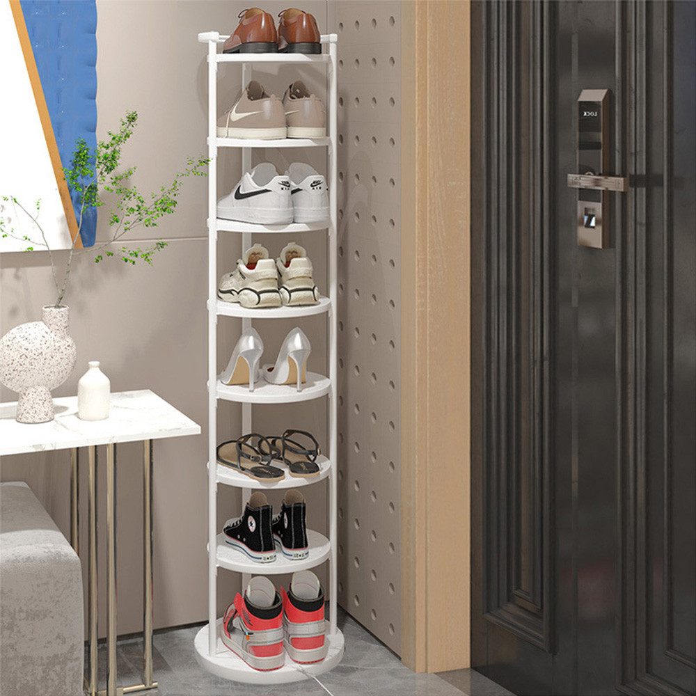 NUODWELL Schuhregal Vertikales Schuhregal, 8-stöckige freistehende günstig online kaufen