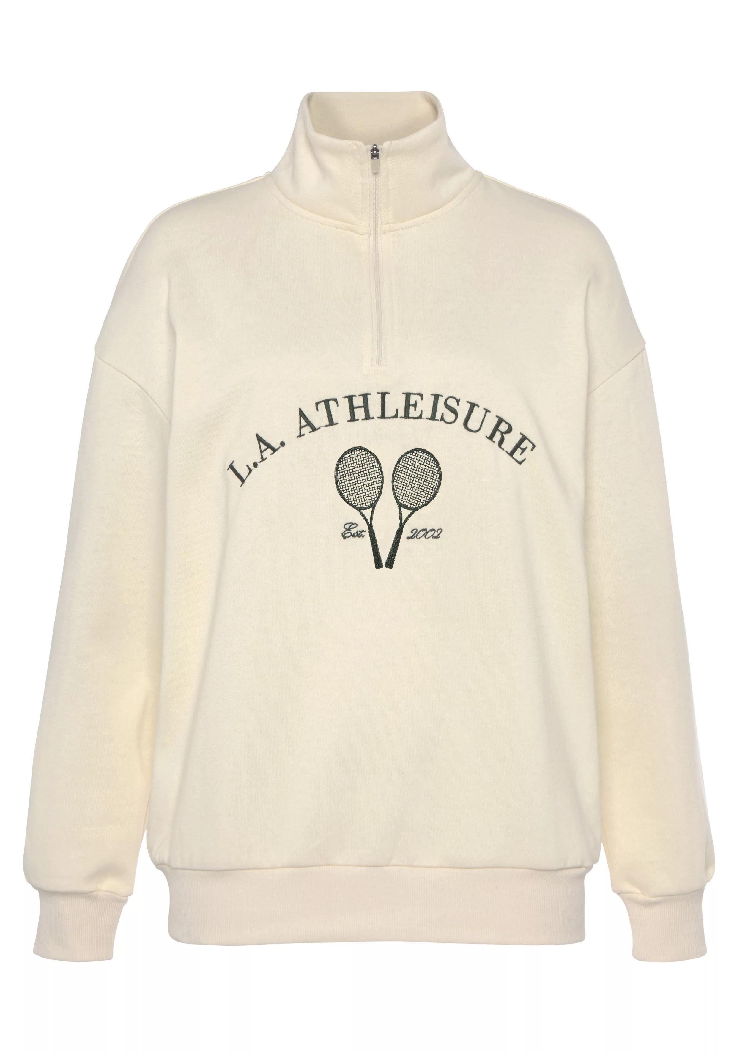 LASCANA ACTIVE Sweatshirt Tennis mit Stehkragen und Reißverschluss günstig online kaufen