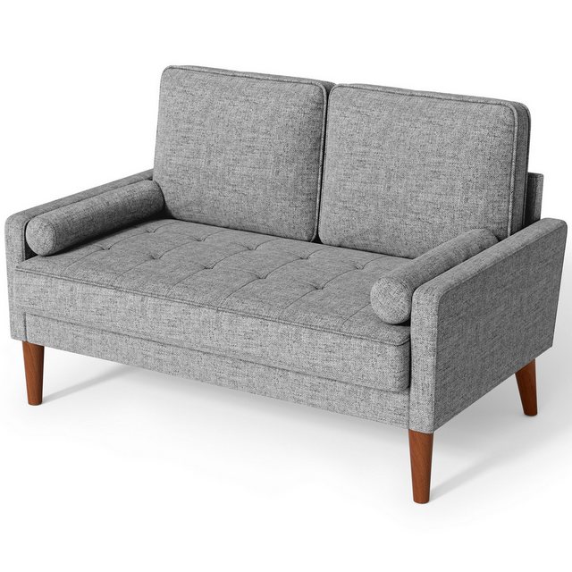 Vesgantti 2-Sitzer Sofa 2 Sitzer, Modernes 2er Sofa mit 2 Wurfkissen günstig online kaufen