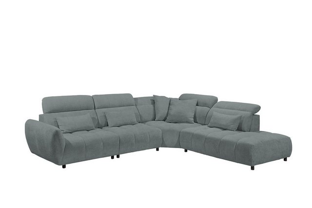 ED EXCITING DESIGN Ecksofa Franklin, mit verstellbaren Kopflehnen, frei im günstig online kaufen