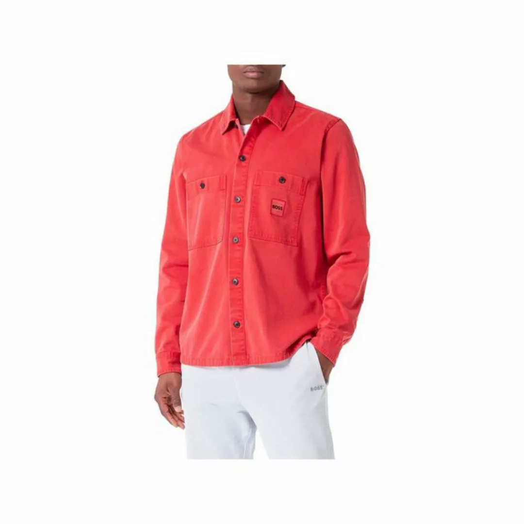 HUGO Langarmhemd rot regular fit (1-tlg) günstig online kaufen