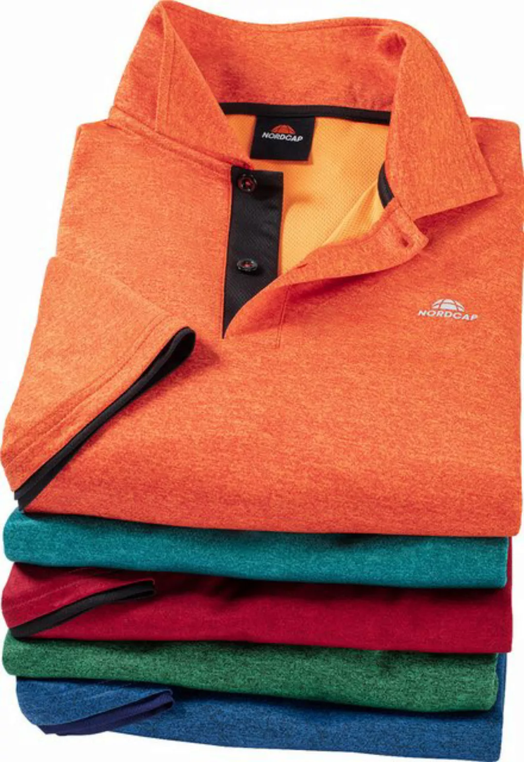 Nordcap Poloshirt (Set, 5er-Pack) aus hochwertiges Funktionstextil mit Mesh günstig online kaufen
