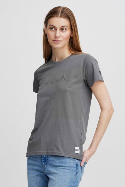 North Bend T-Shirt NBCarla W T-shirt cooles T-Shirt mit Frontprint günstig online kaufen