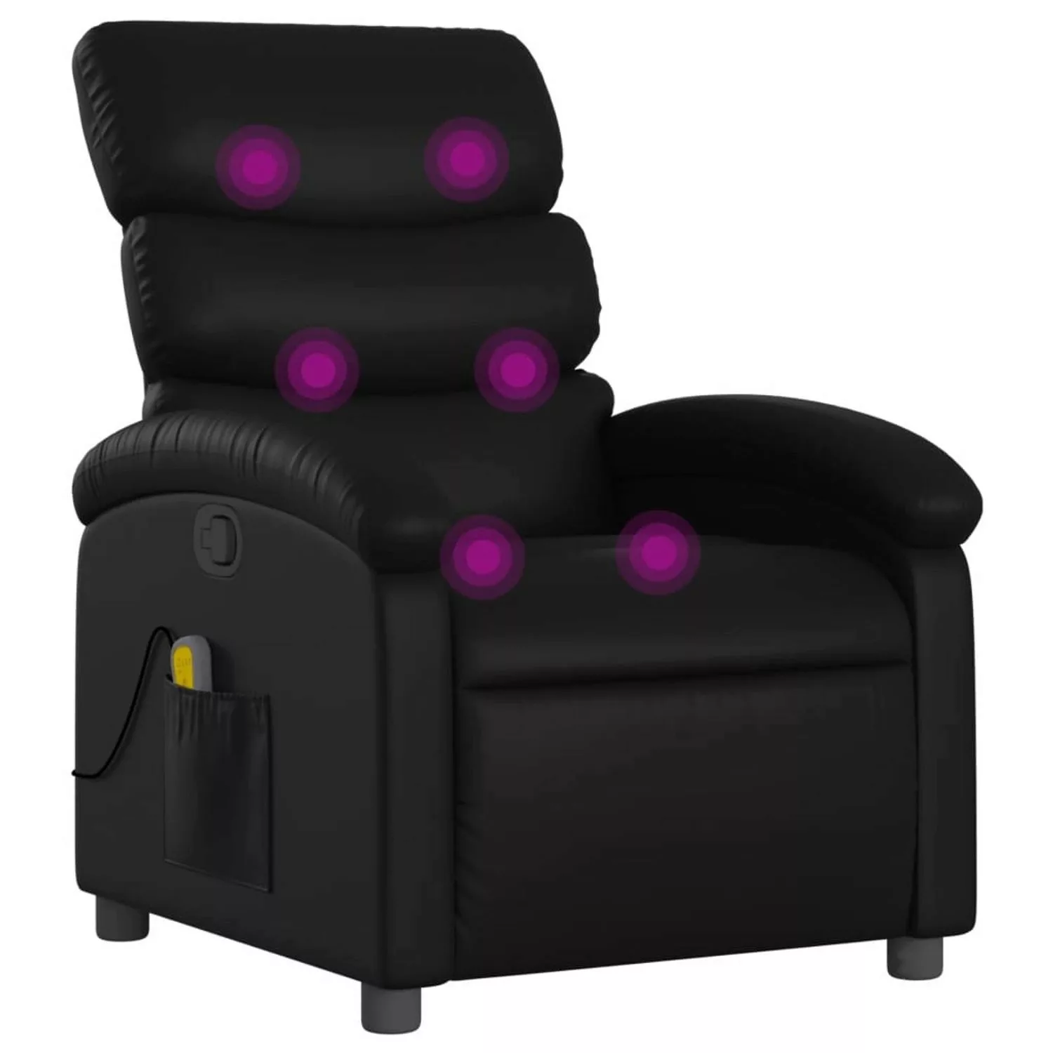 vidaXL Massagesessel Schwarz Kunstleder Modell 5 günstig online kaufen