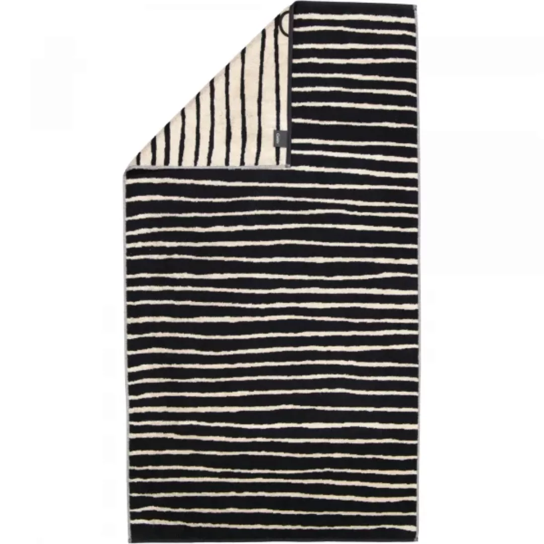 Cawö Handtücher Loft Lines 6225 - Farbe: schwarz - 39 - Duschtuch 70x140 cm günstig online kaufen