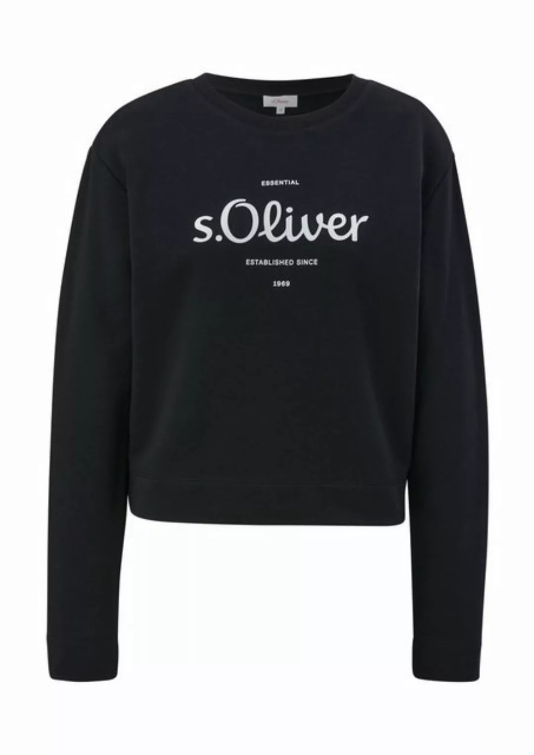 s.Oliver Sweatshirt mit dem Logonamen vorne günstig online kaufen