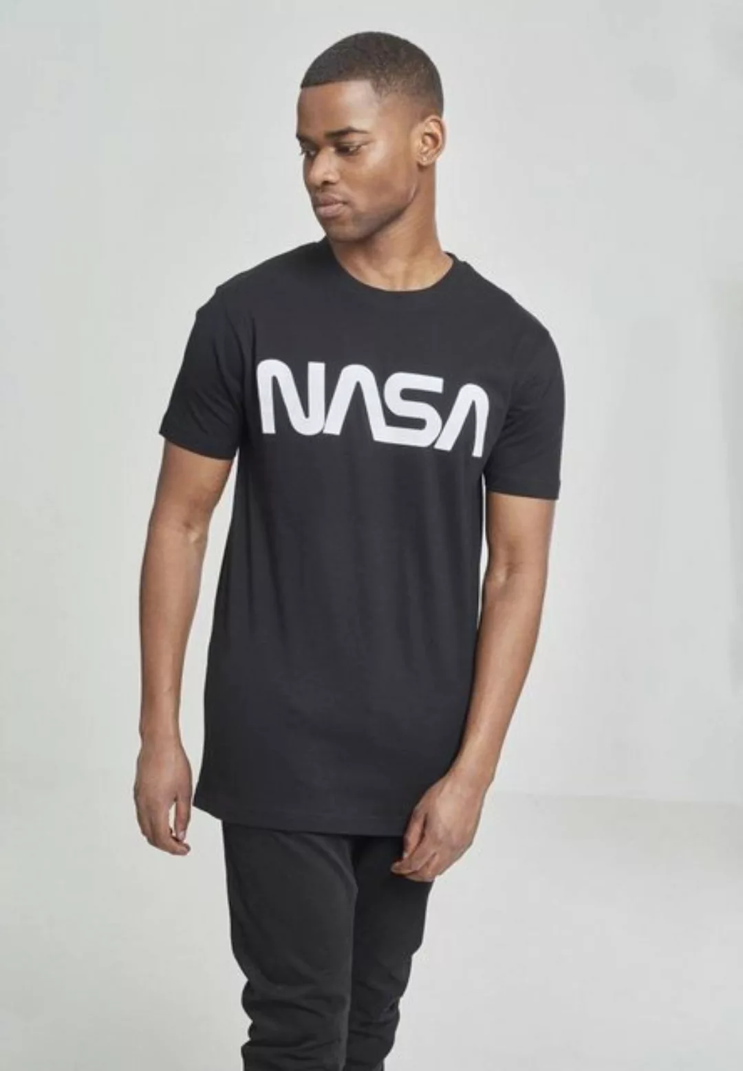 MisterTee T-Shirt "MisterTee Herren NASA Worm Tee" günstig online kaufen