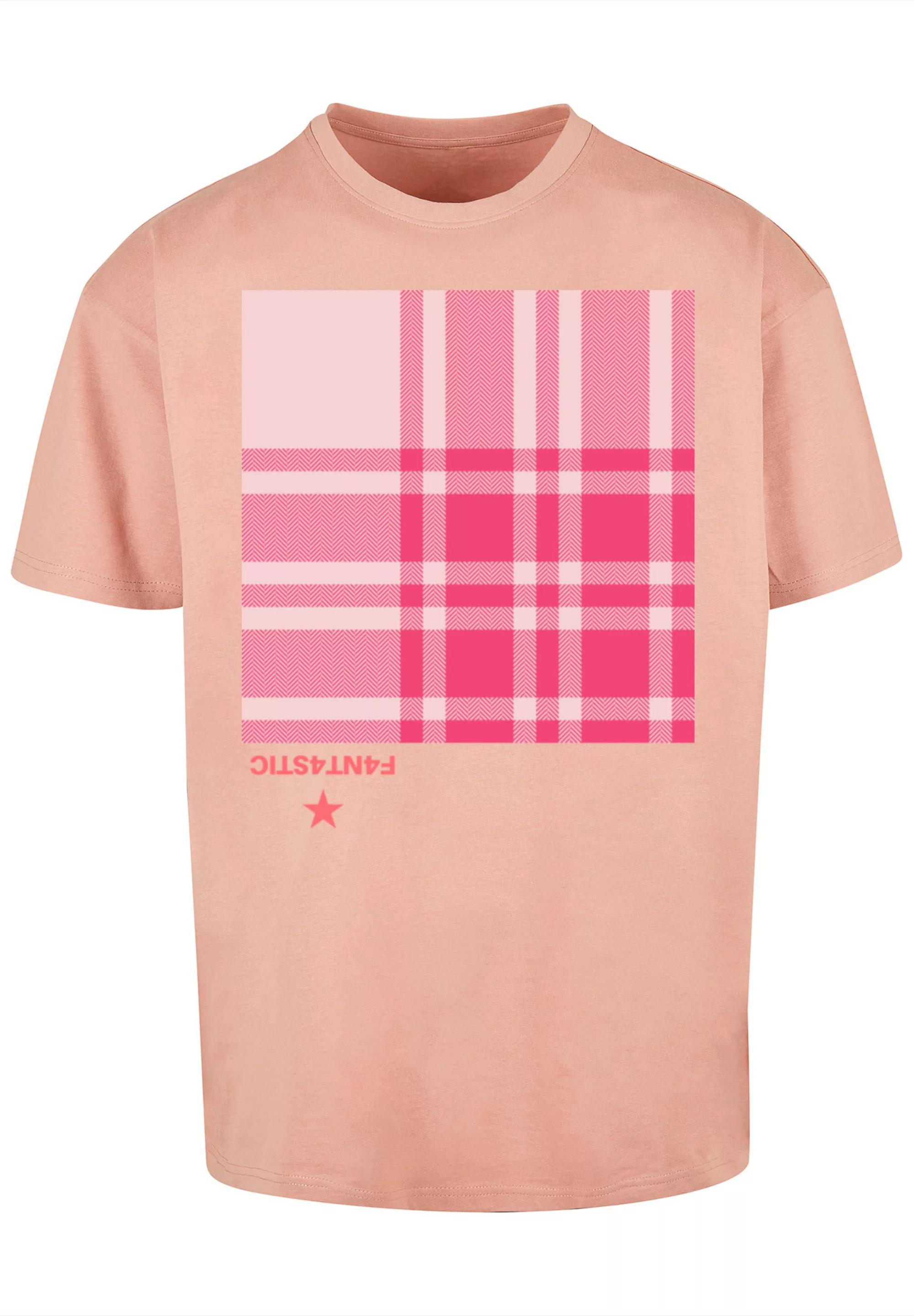 F4NT4STIC T-Shirt "Karo Pink", Print günstig online kaufen