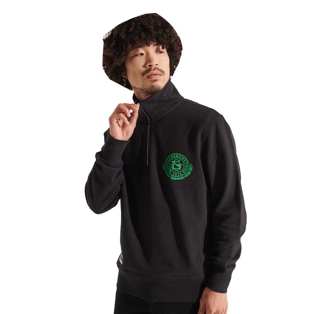 Superdry Code City College Pullover XL Black günstig online kaufen