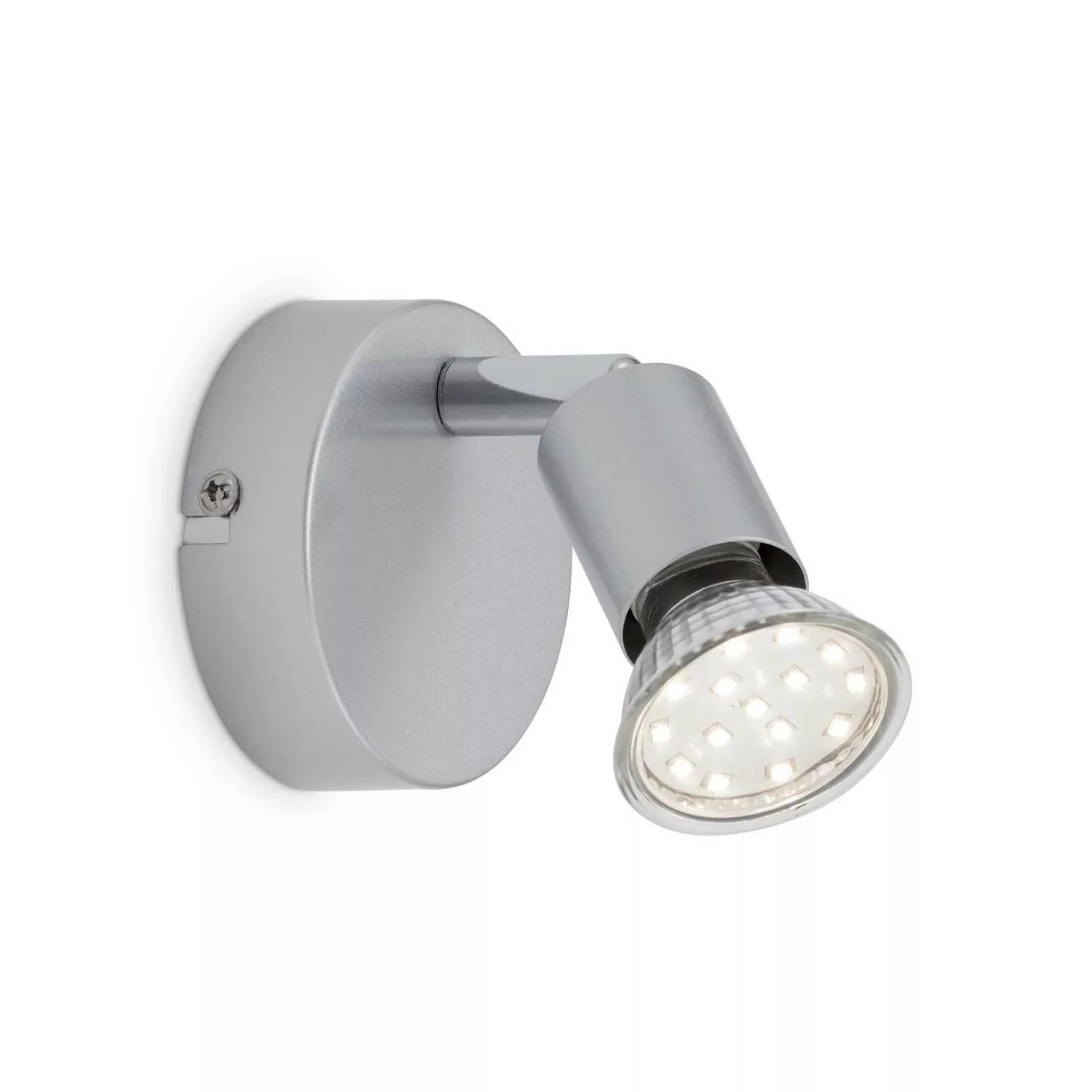 Brilo LED-Spot 1-flammig Warmweißes Licht GU10 Schwenkbar Titan günstig online kaufen