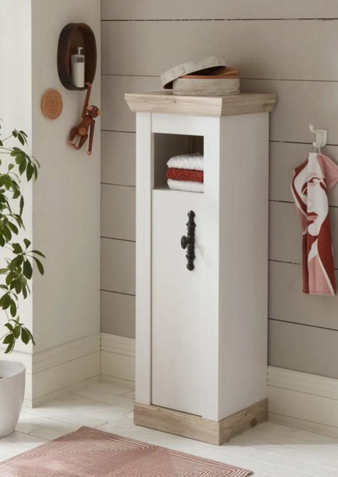 Möbel Stellbrink Badezimmerspiegelschrank Florenz Stauraumschrank 120cm günstig online kaufen