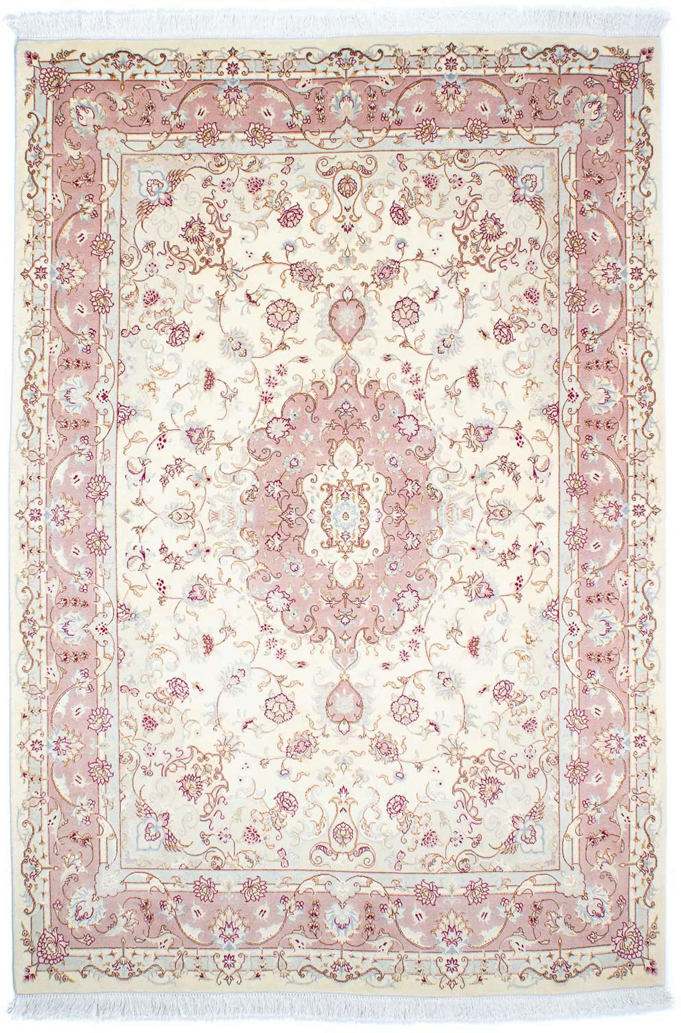 morgenland Orientteppich »Perser - Täbriz - Royal - 246 x 167 cm - beige«, günstig online kaufen