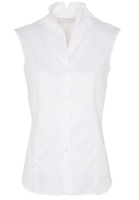 Eterna Klassische Bluse ETERNA REGULAR FIT ohne Arm Bluse weiß 5585 A775.00 günstig online kaufen