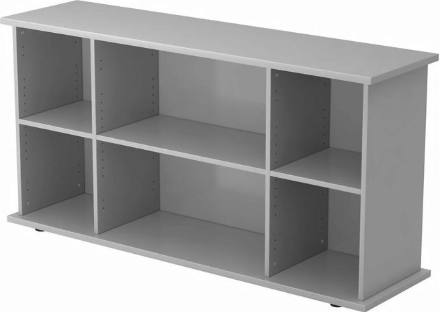 Aktenschrank Sideboard SB 2OH offen BxTxH 166,1x44,8x84cm Grau günstig online kaufen