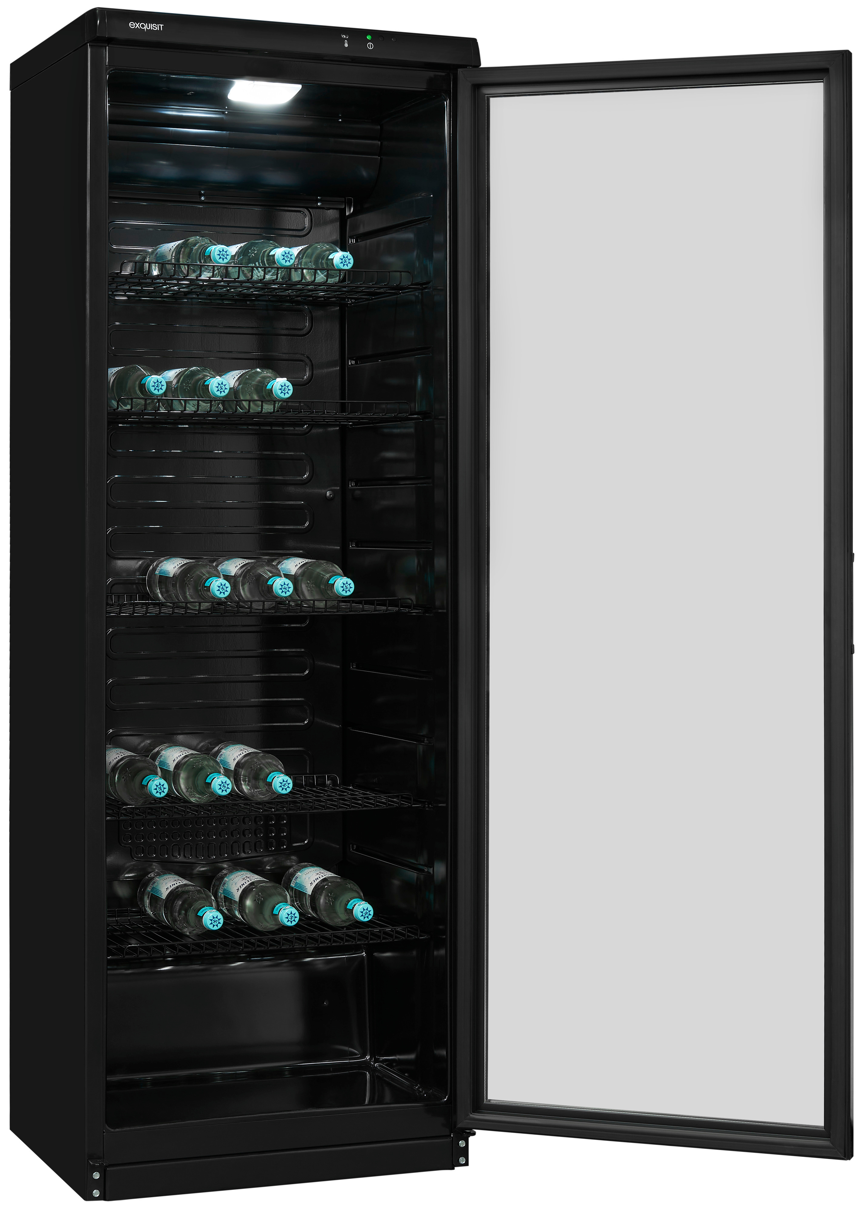 exquisit Getränkekühlschrank »GKS350-1-GT-280D schwarz«, 320 L Volumen, Get günstig online kaufen