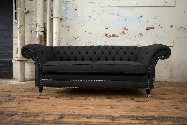 Xlmoebel Sofa Großes Sofa mit 3 Sitzen im Chesterfield-Stil, Polstermöbel-S günstig online kaufen