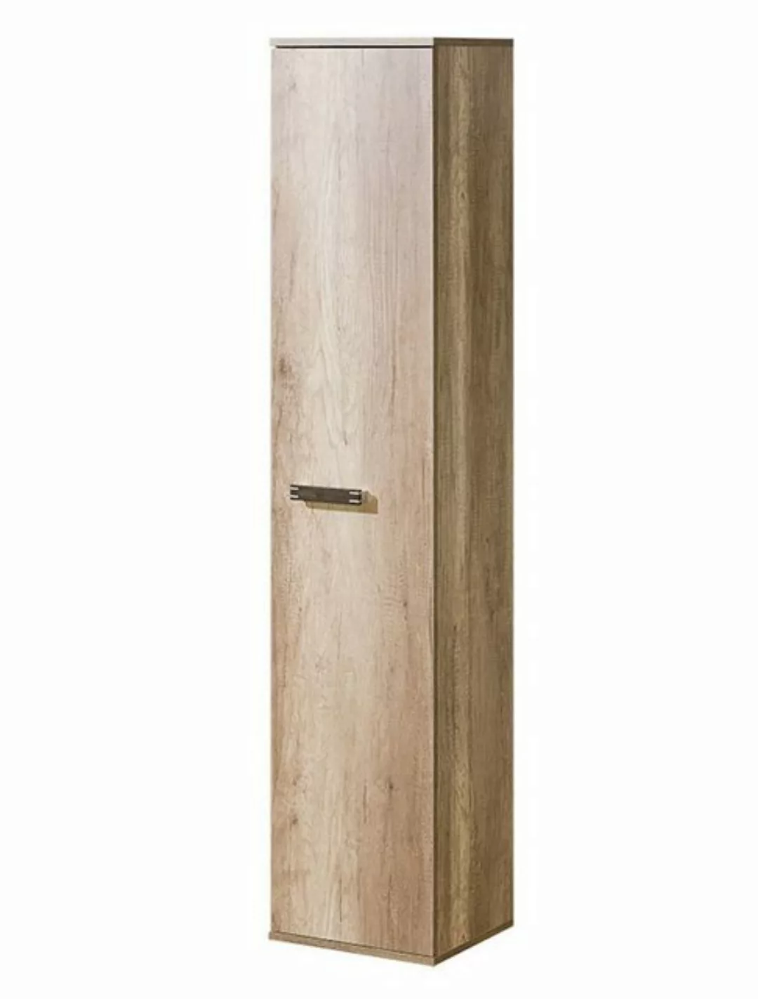 Feldmann-Wohnen Stauraumschrank Romeo (1-St) 35x32x175cm Canyon Eiche günstig online kaufen