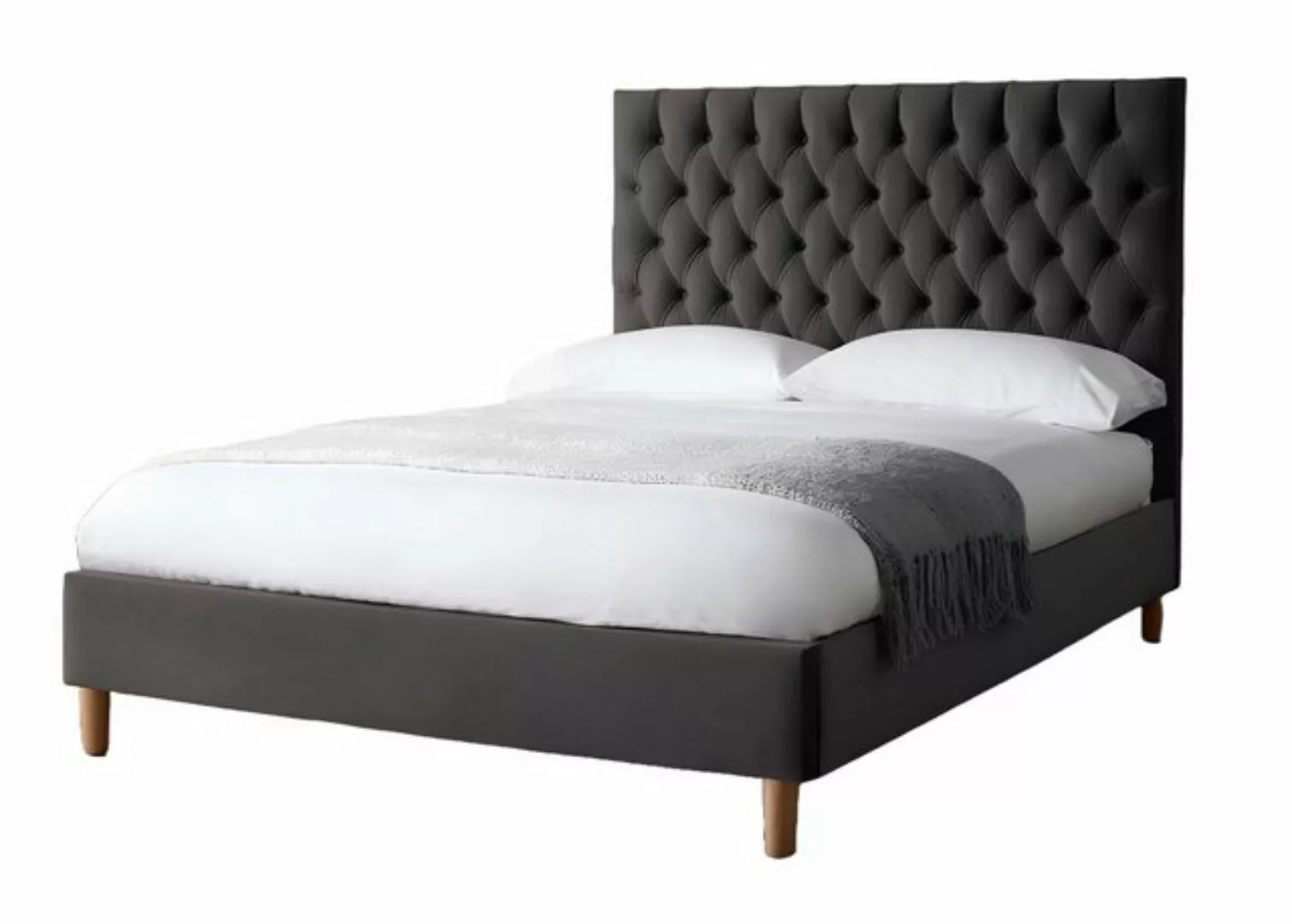 Xlmoebel Bett Neues Luxus-Doppelbett im Chesterfield-Stil für Schlafzimmer günstig online kaufen