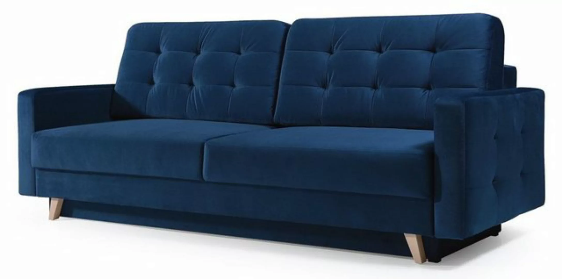 Beautysofa Schlafsofa Schlafsofa TEXAS Steppung Sofa Couch Wohnzimmer Schla günstig online kaufen