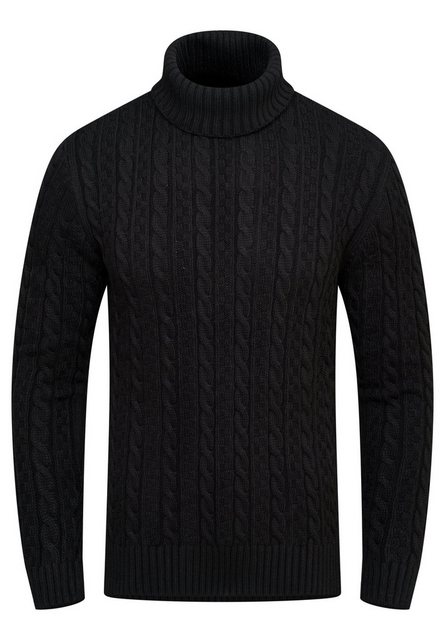 CARISMA Rollkragenpullover CRMUS Grobstrick Zopf-Muster günstig online kaufen