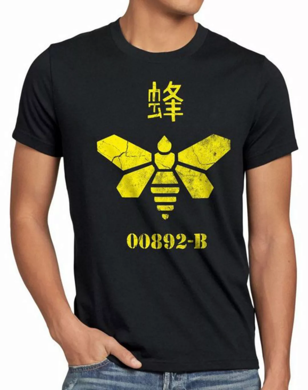 style3 Print-Shirt Herren T-Shirt Golden Moth Chemical breaking walter chem günstig online kaufen