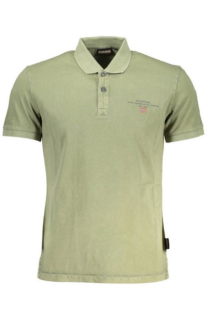 Napapijri Poloshirt Grünes Kurzarm-Poloshirt für Herren – Stilvoll günstig online kaufen