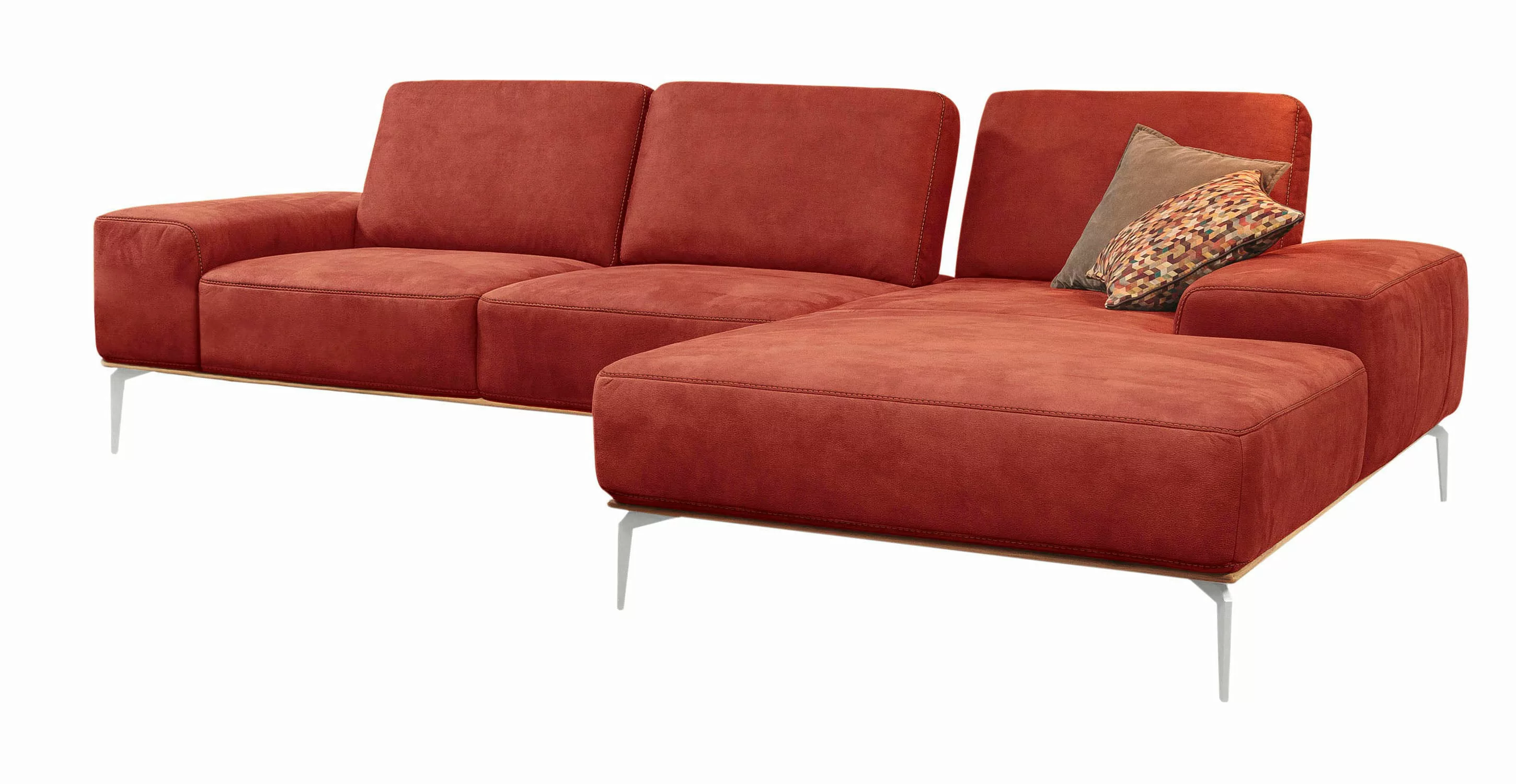 W.SCHILLIG Ecksofa "run, Designsofa mit tollem Sitzkomfort, bequem, L-Form" günstig online kaufen