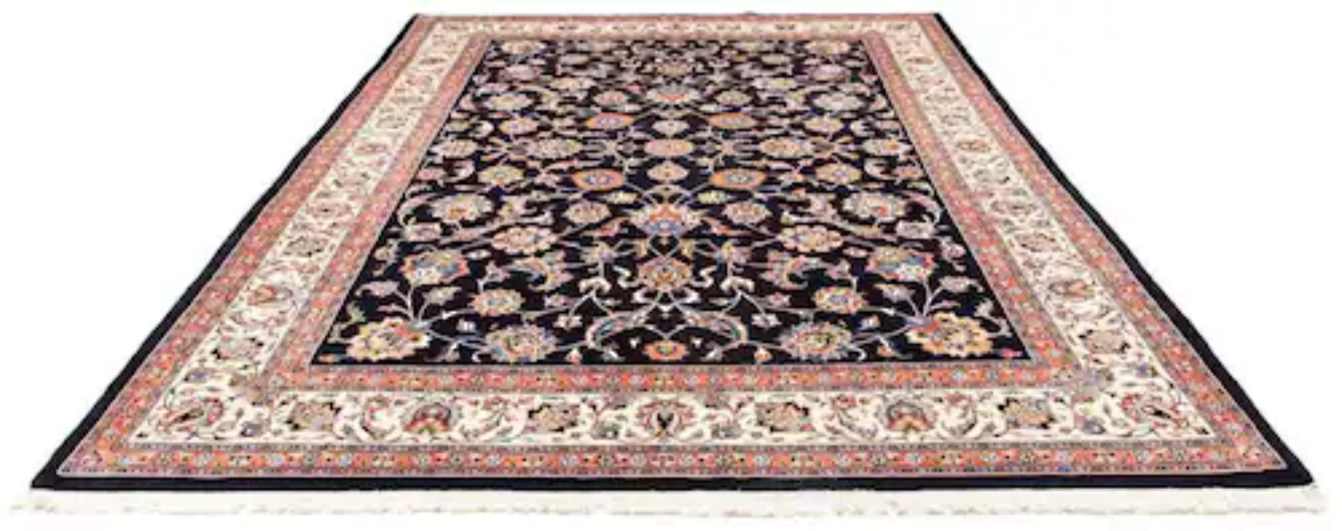 morgenland Wollteppich »Maschad Blumenmuster Blu scuro 345 x 248 cm«, recht günstig online kaufen