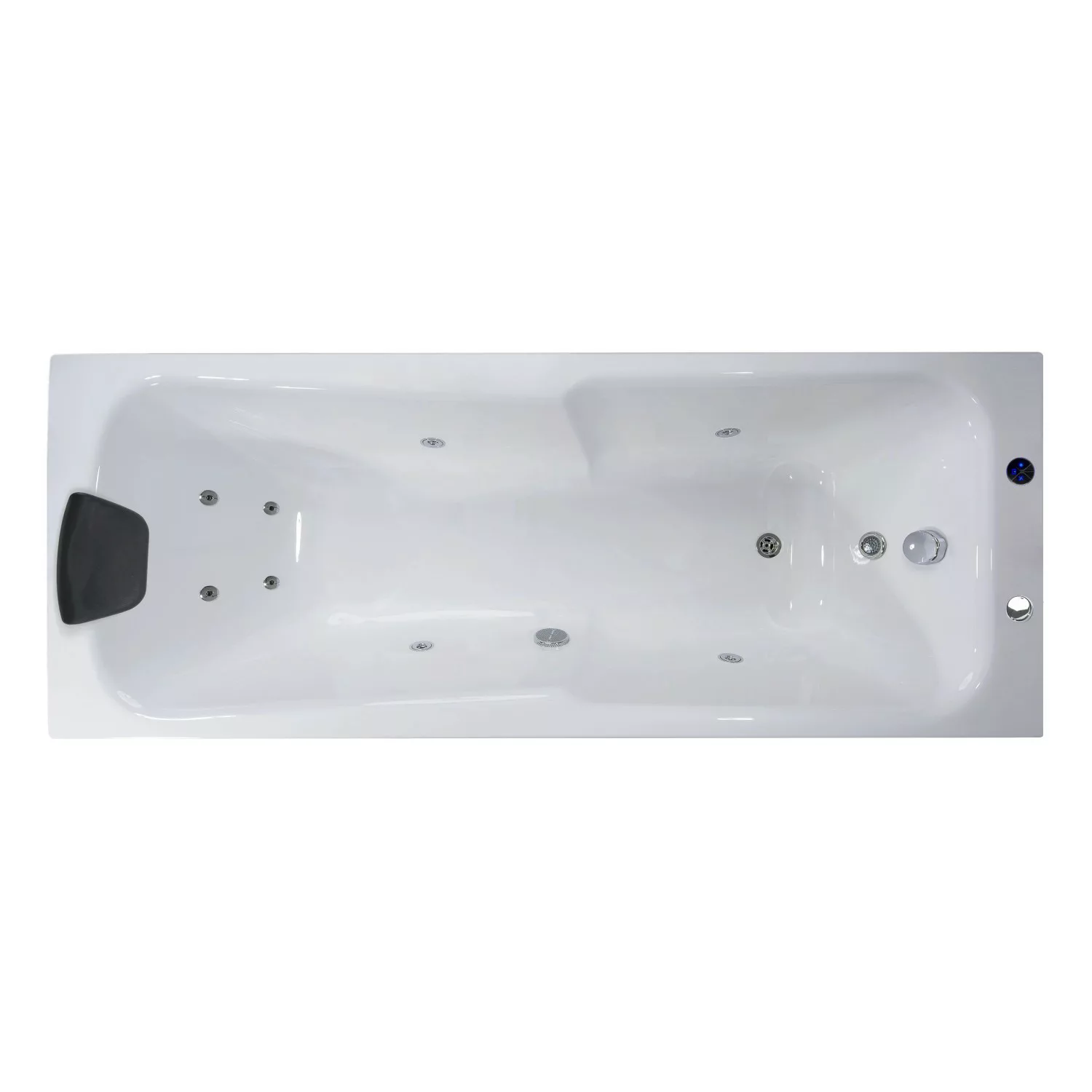 Basera® Indoor Whirlpool Badewanne Bali Basic 170 x 75 cm günstig online kaufen