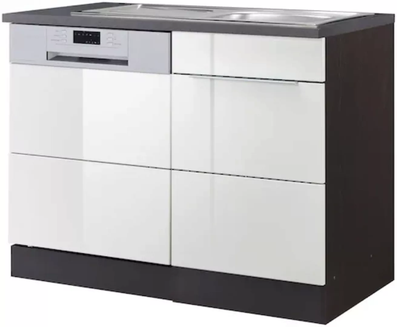 KOCHSTATION Spülenschrank "KS-Brindisi", 110 cm breit, inkl. Möbeltür für G günstig online kaufen