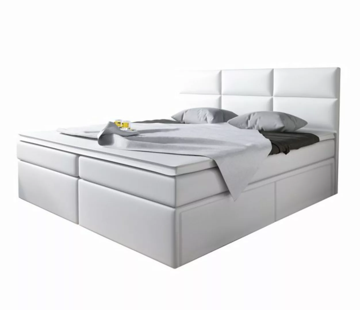 Furnix Boxspringbett Porso 140/160/180x200 Doppelbett 2/4 Schubladen Eco Le günstig online kaufen