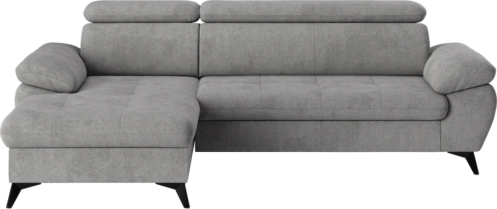 COTTA Ecksofa "Hudson L-Form", verstellbare Kopfstützen günstig online kaufen