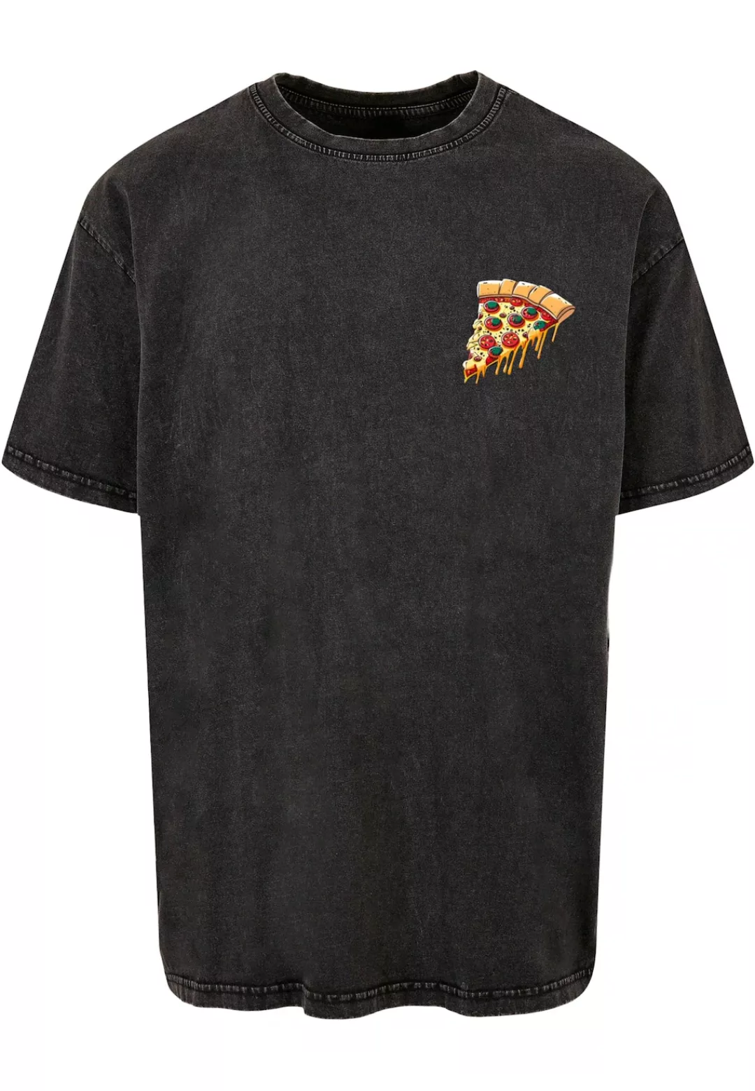 Merchcode T-Shirt "Merchcode Herren Pizza Comic Acid Washed Oversized Tee" günstig online kaufen