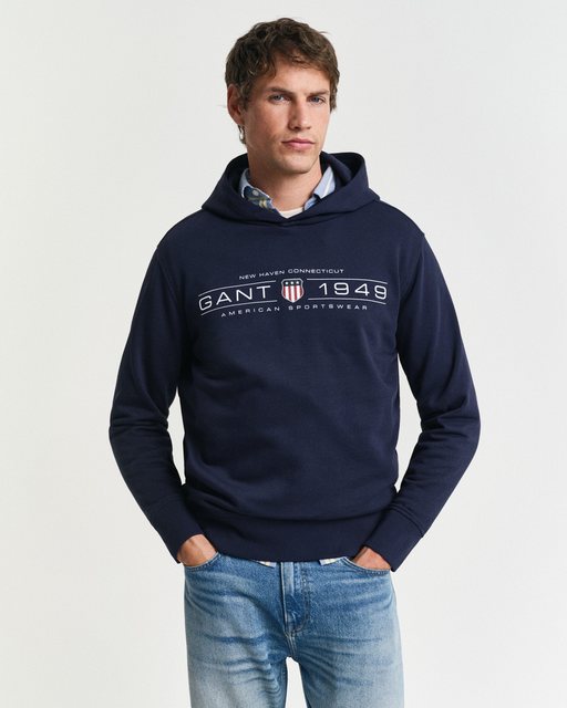 Gant Kapuzensweatshirt GRAPHIC HOODIE günstig online kaufen