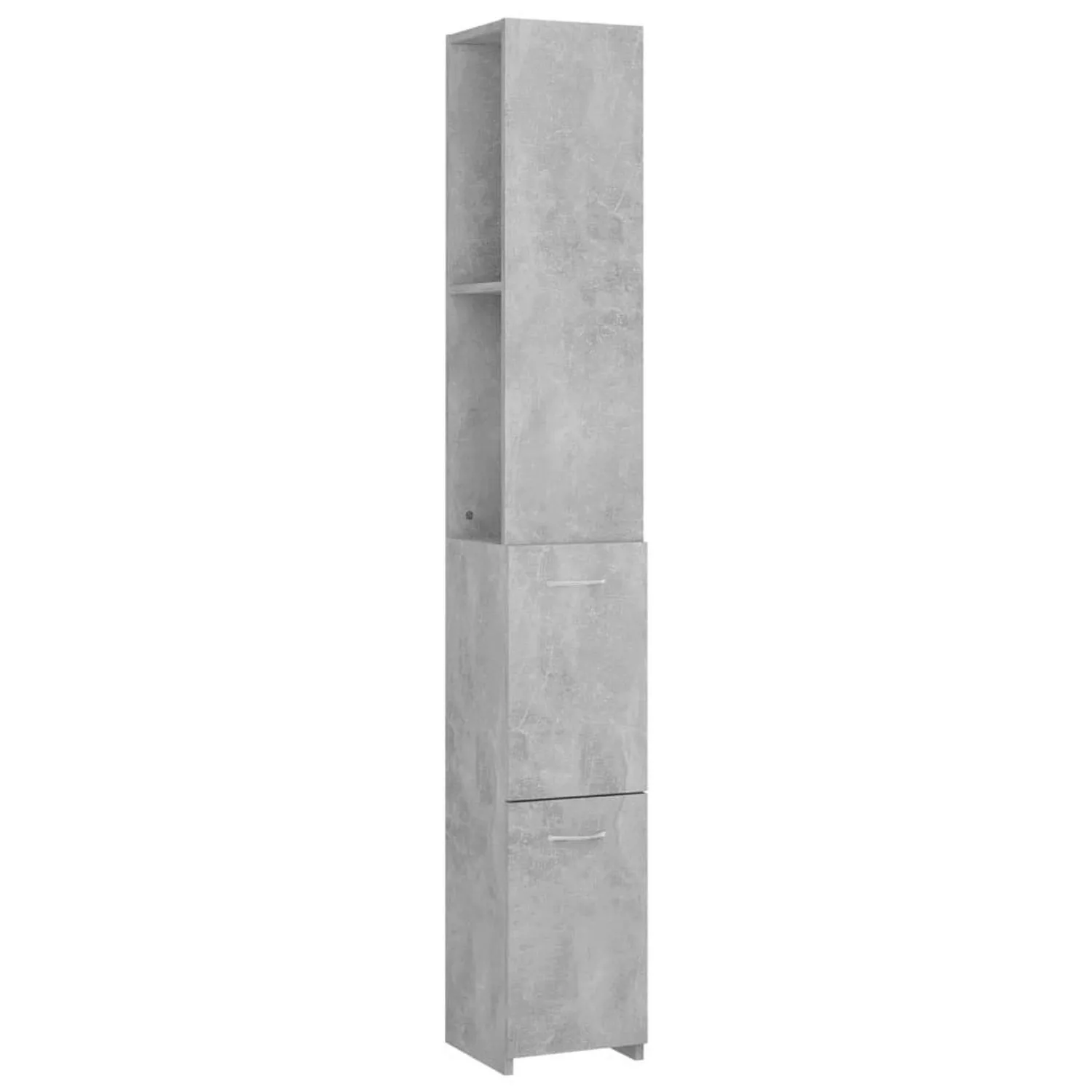 Badezimmerschrank Betongrau 25x25x170 Cm Spanplatte günstig online kaufen