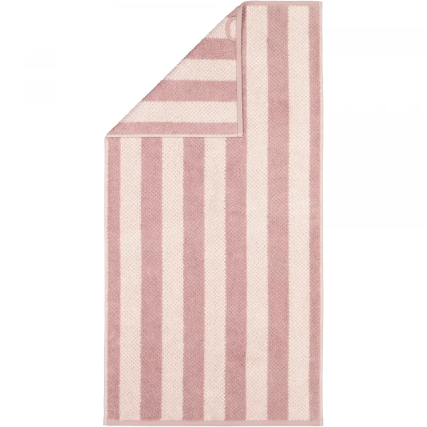 Cawö Handtücher Pure Stripes 6502 - Farbe: vintage rose - 22 - Handtuch 50x günstig online kaufen