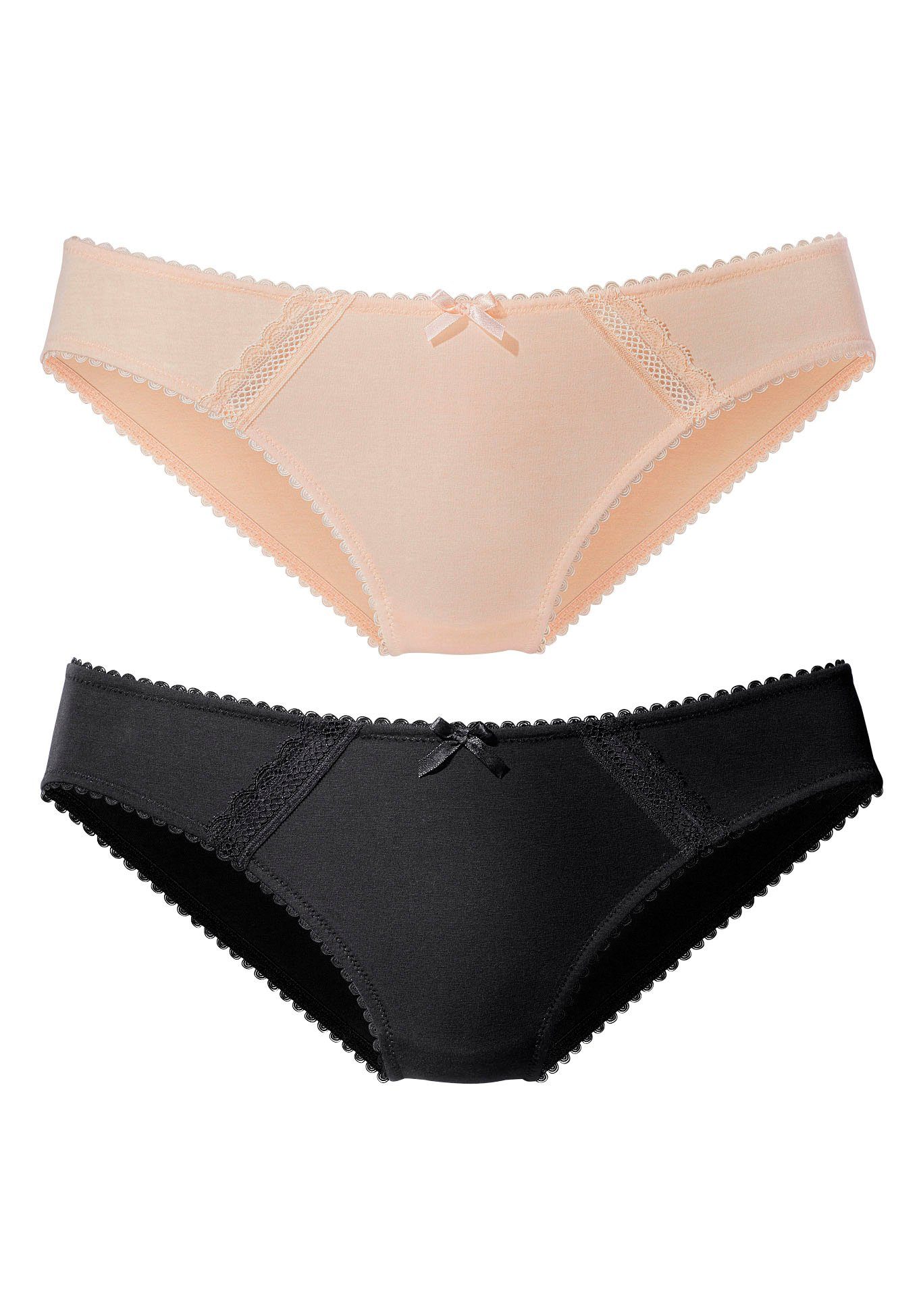 Nuance Bikinislip (2-St) aus weicher Baumwolle günstig online kaufen