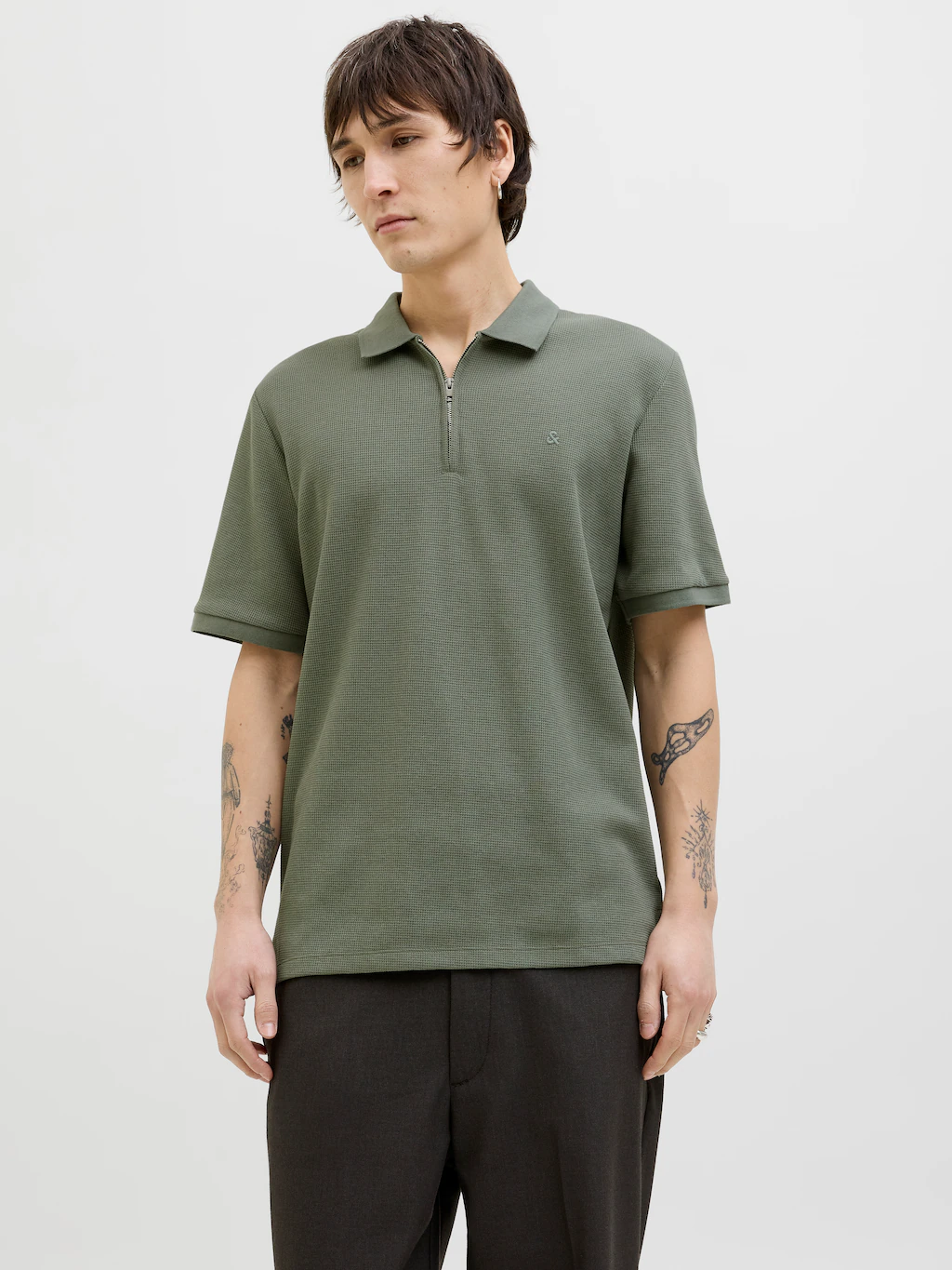 Jack & Jones Poloshirt "JJEAUSTIN ZIP POLO SS NOOS" günstig online kaufen