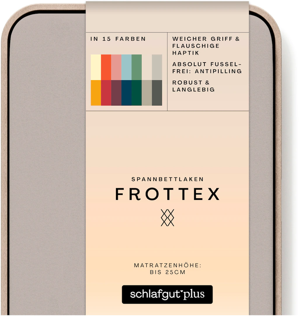 Schlafgut Spannbettlaken »Frottex«, 100% Frottee günstig online kaufen