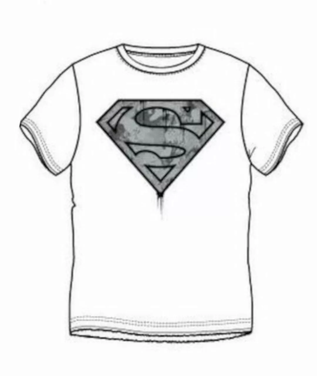 Sun City T-Shirt Superman Herren T-Shirt Baumwolle kurzarm Shirt (1-tlg) günstig online kaufen